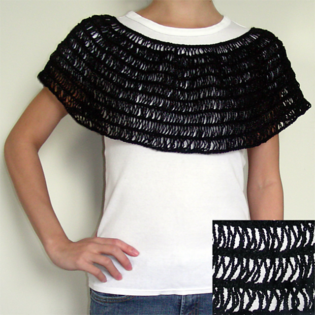 Broomstick Lace Capelet