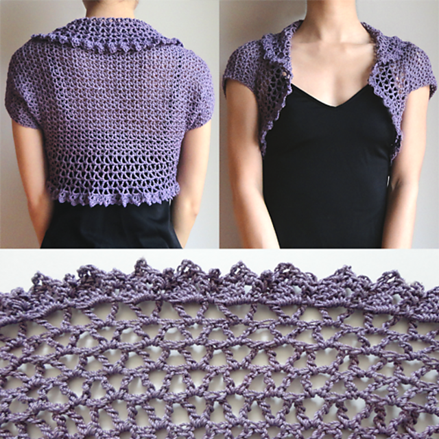 V Lace Shrug