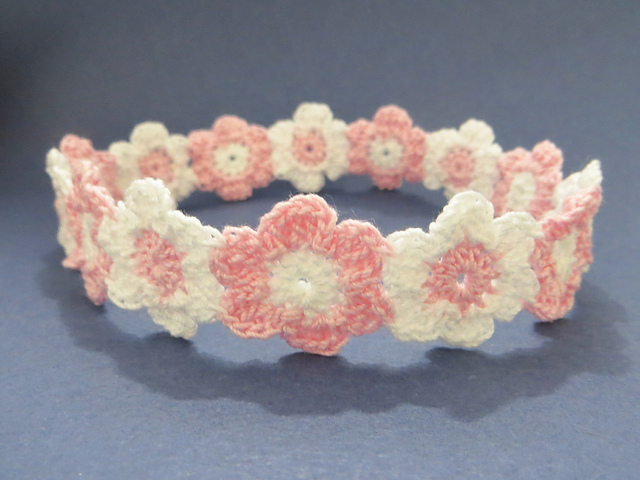 Linked Flowers Headband