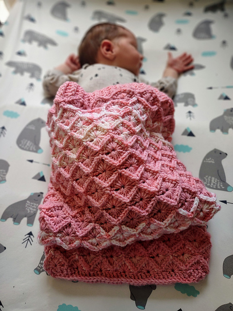 Bavarian Stitch Baby Cocoon