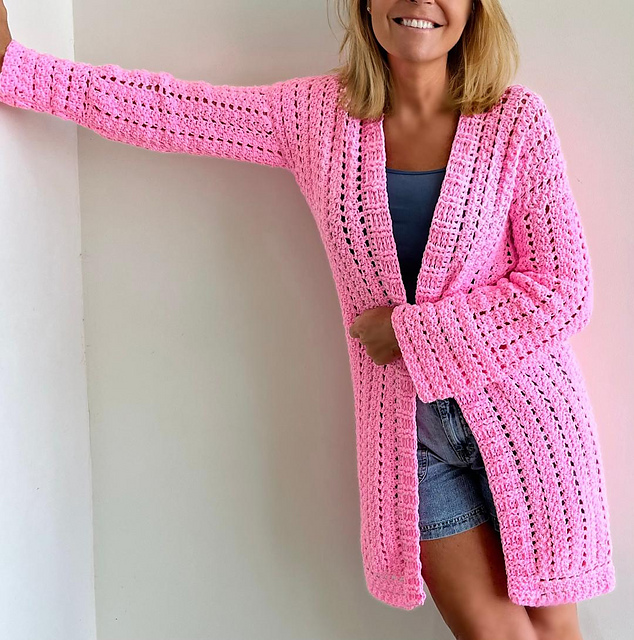 IN THE PINK CARDIGAN
