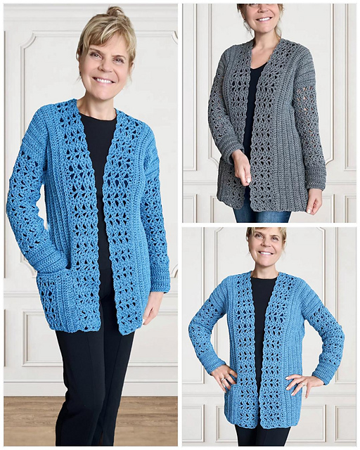 Ravelry: SIMPLY STUNNING CARDIGAN pattern by CroJennifer