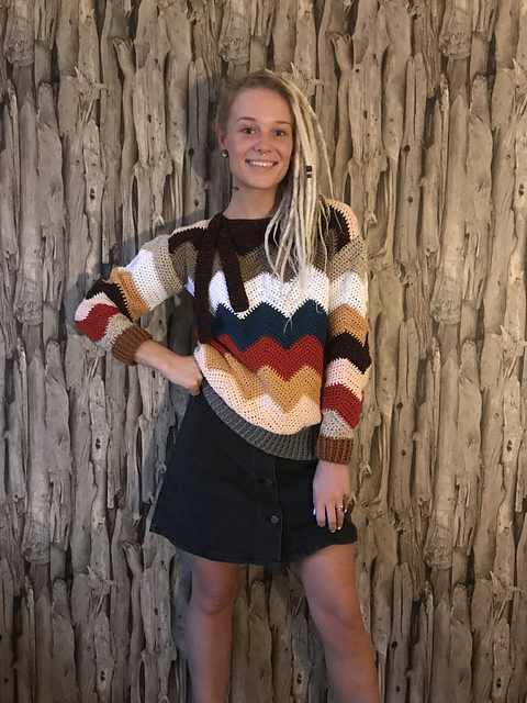 EZ Breezy Zig Zag Sweater