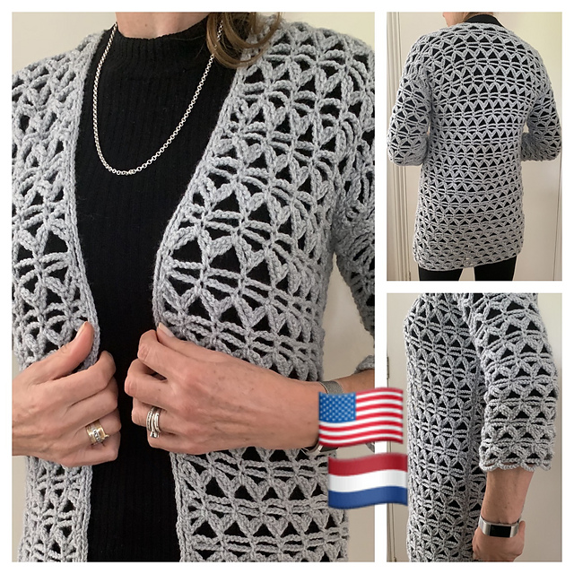 Caught in Triangles Cardigan