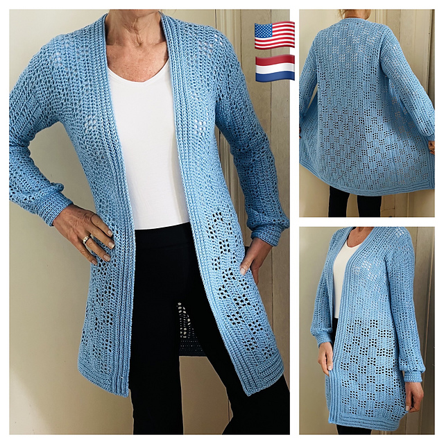 ALL SQUARED AWAY CARDIGAN