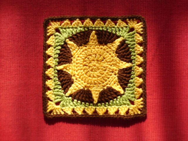 African Sun 9" Square