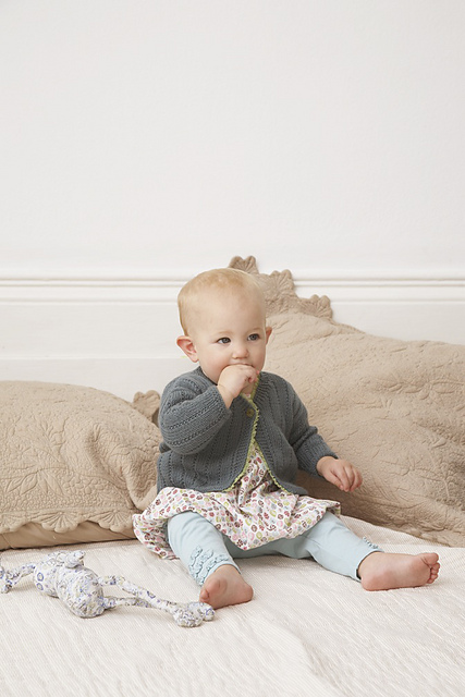 Ribbon Edged Cardigan