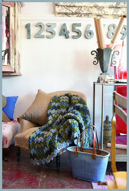Chevron Afghan