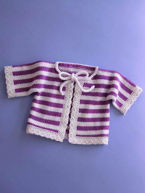 Lace-Edged Cardigan