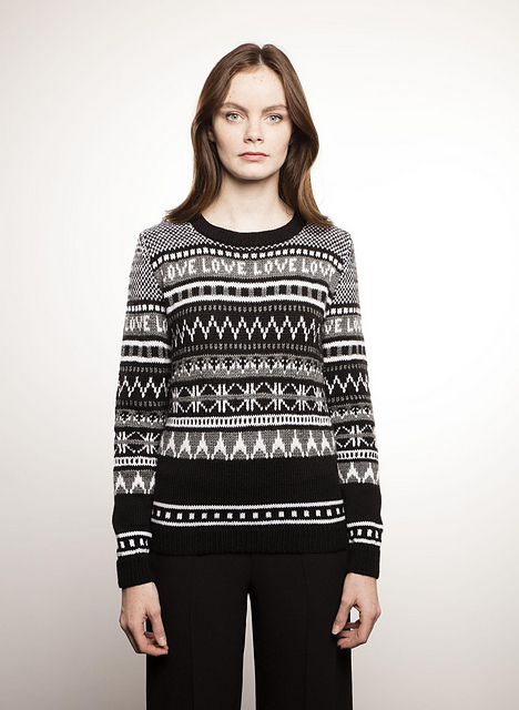 04 Pull Jacquard Col Rond - M0045