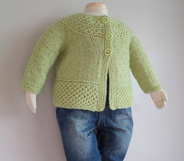 Short Sleeve Yoke Cardigan #15.025