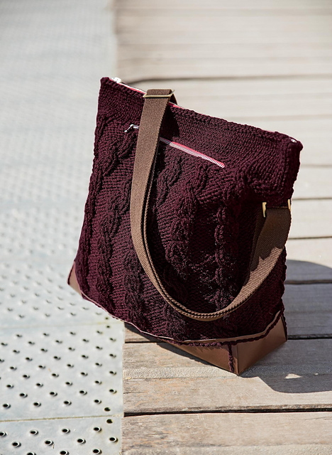 19 Sac zippé à torsades - M0060