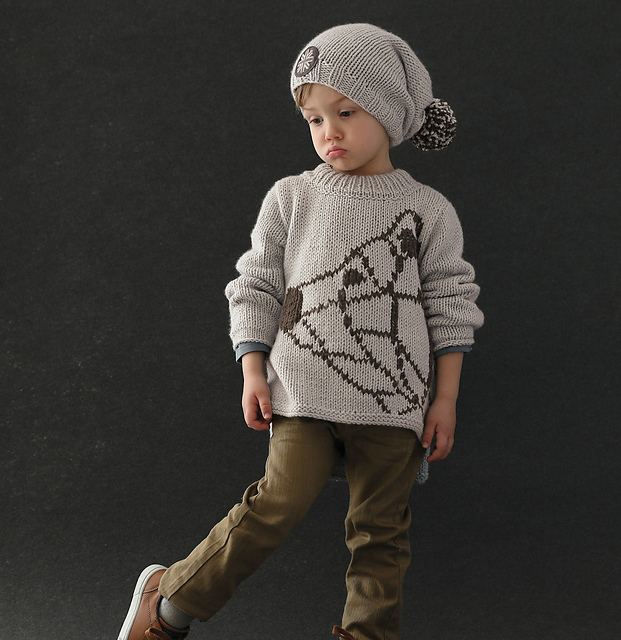 12 Le pull brodé ours