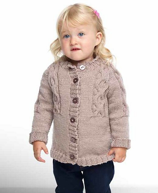 Cable Yoke Cardigan