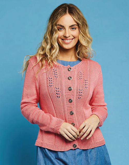 Coral Drop Cardigan