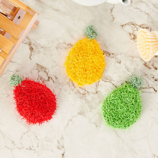 Juicy Pear Dish Scrubby