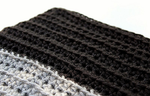 Two Meter Long Ribbed Scarf