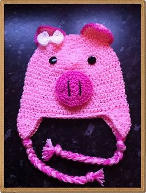 Crochet Piggy Hat