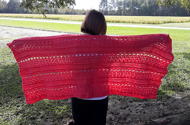 A Walk in the Garden Shawl
