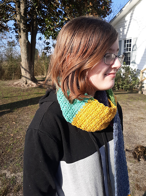 Textured Crochet Scarf