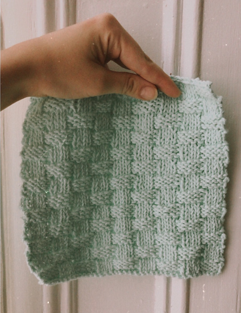 Wicker Basket Dishcloth