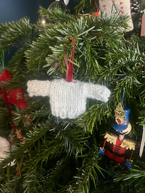 Sweater Christmas Ornament