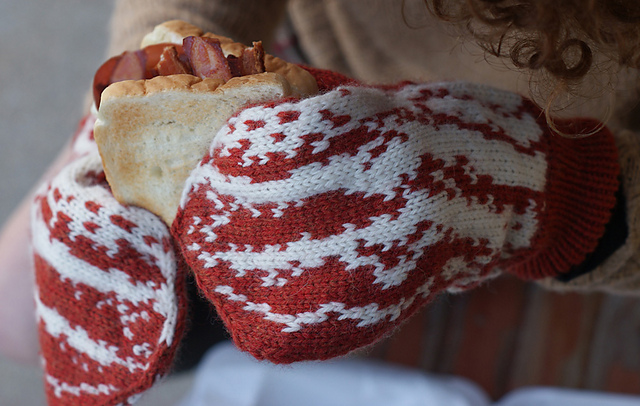 Bacon Mittens