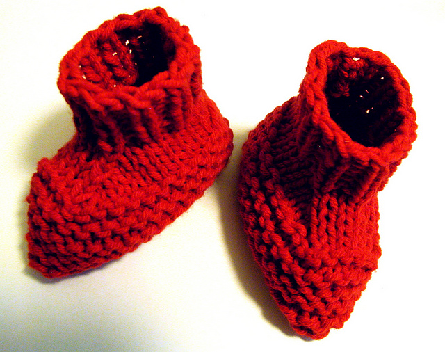 Easy Baby Booties