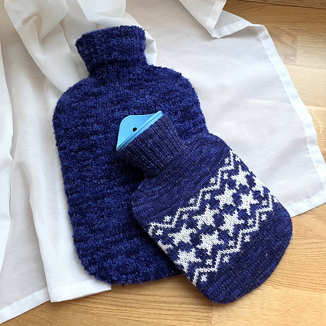 Night Sky Hot Water Bottle Cover