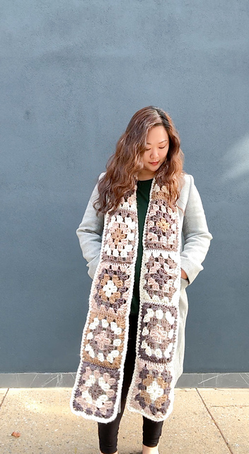 Mocha Choco Latte Scarf