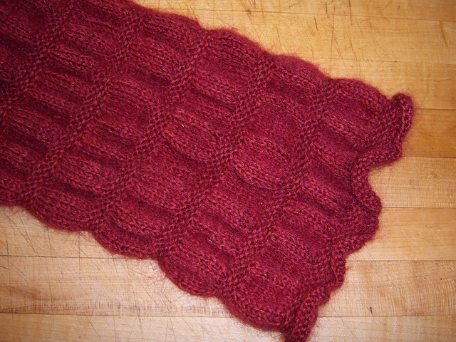 Elfrieda's Ruched Scarf
