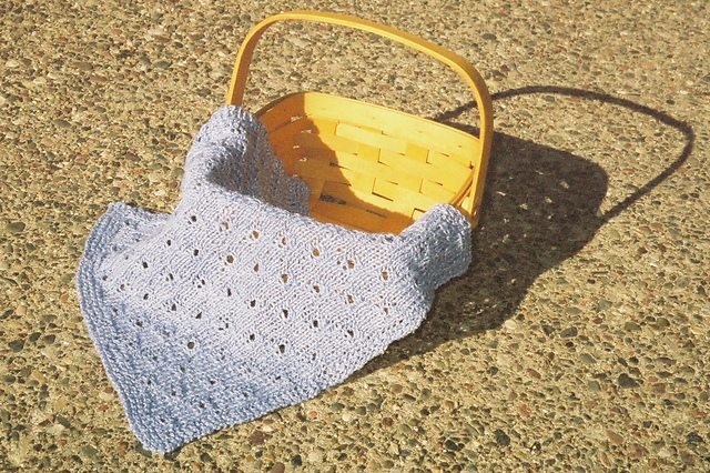 Lace Check Linen Washcloth