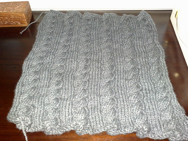 Cabled Cushion