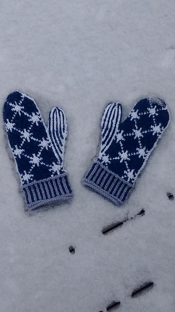 Diamond Dust Mittens