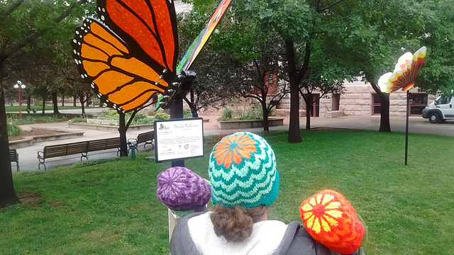 Zinnia, A Flower Child Hat