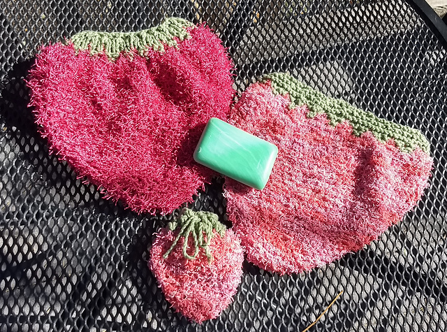 Strawberry Washcloth Set