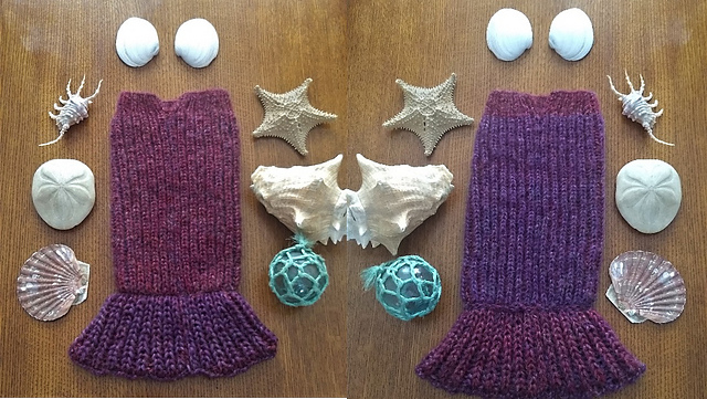 Reversible Mermaid Tail Kick bag