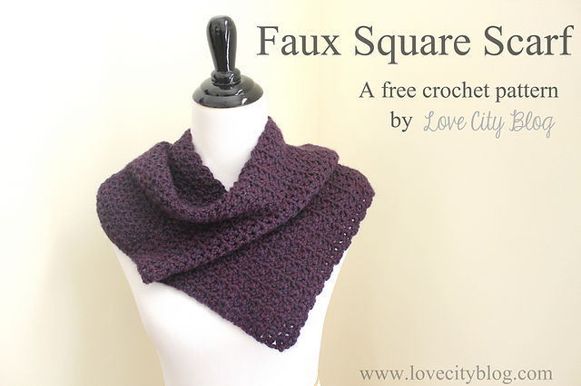 Faux Square Scarf
