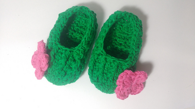 Cactus Baby Slippers