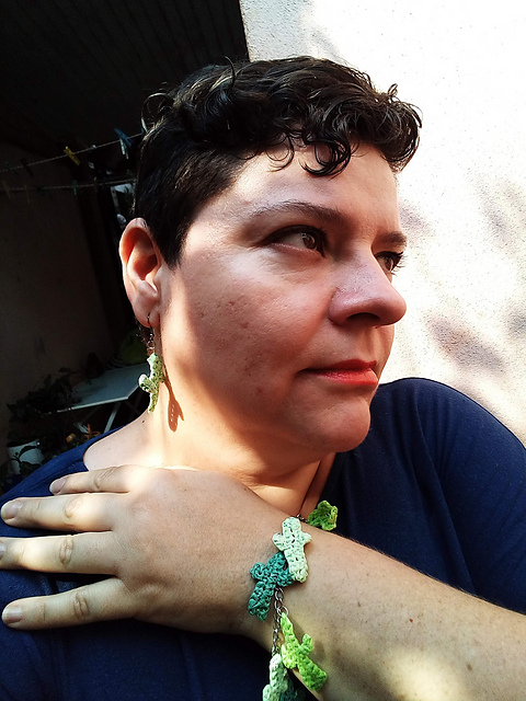 cactus earrings