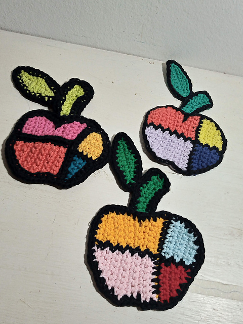 MANZANA apple appliqué
