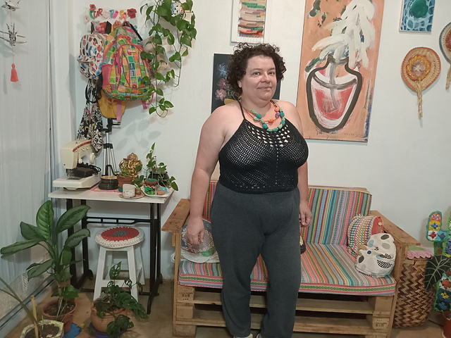 Grannymod crop top