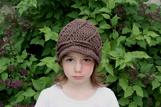Swirly Newsboy Hat