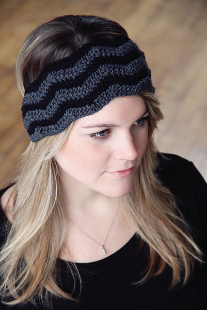 The Gina Chevron Stitch Headband