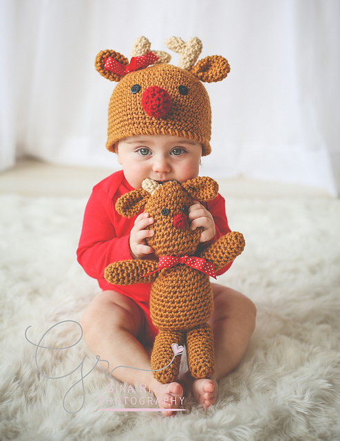 Reindeer Hat and Reindeer Doll