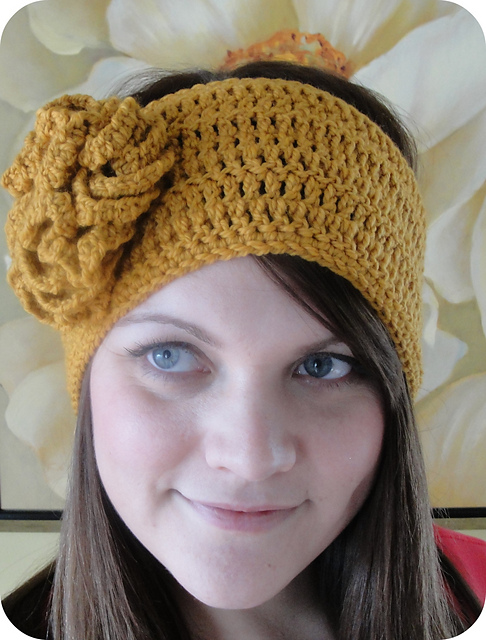 Quick and Easy HEADBAND with FLOWER The Angela