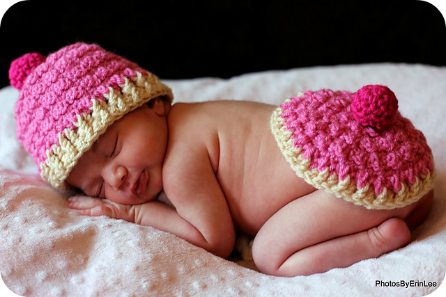 Cupcake Hat and Bum Cover