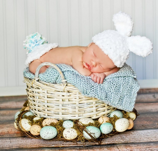 Baby Bunny Hat and Bum Cover