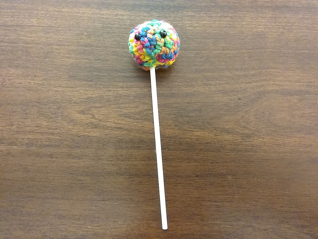 Amigurumi cake pop
