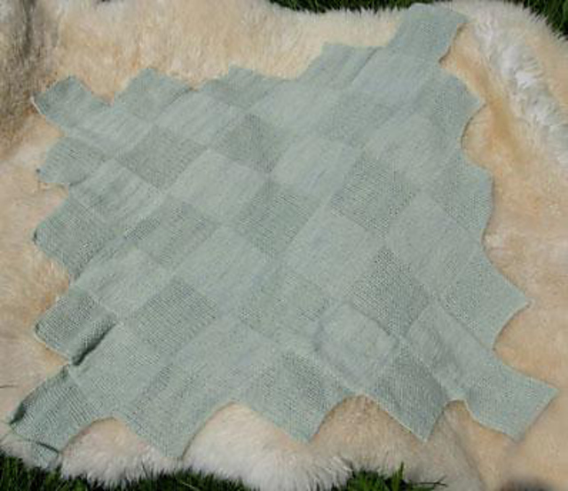 Faux Entrelac Blanket #29